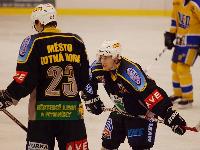 Hokej II. liga: K. Hora - Nymburk 2:6, středa 25. listopadu 2009