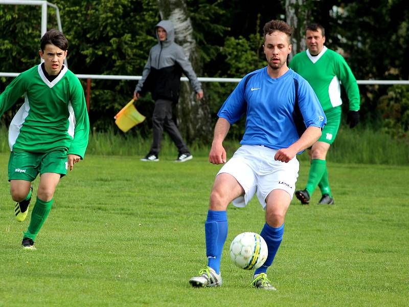 Fotbalová III. třída: TJ Sokol Červené Janovice - FC Bílé Podolí B 1:2 pk (0:0).