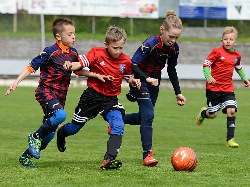 Na kutnohorském stadionu v Lorci se v sobotu odpoledne odehrál fotbalový turnaj přípravek.