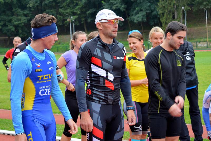 Čáslavský duatlon zdolalo šedesát pět sportovců.