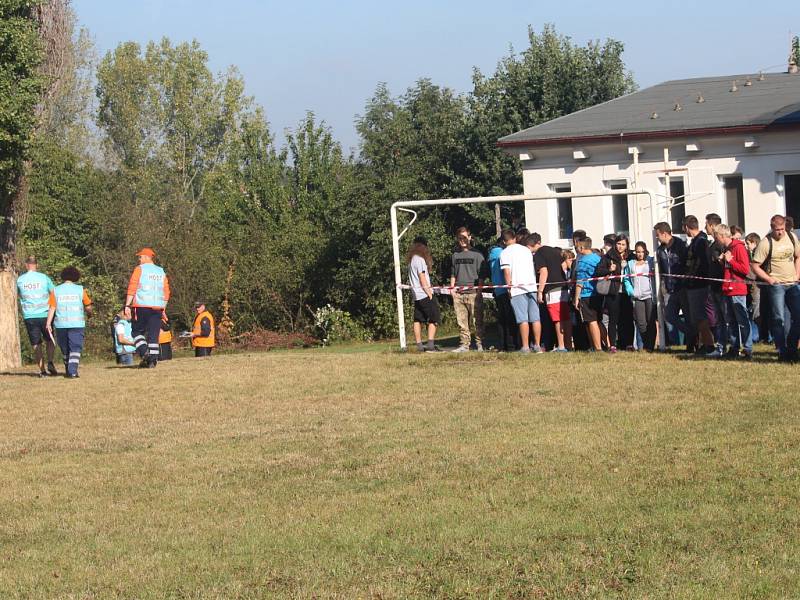 Trénink ISZ na Dopravním učilišti Čáslav