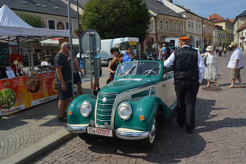 Veterán Rallye Kutná Hora v neděli.