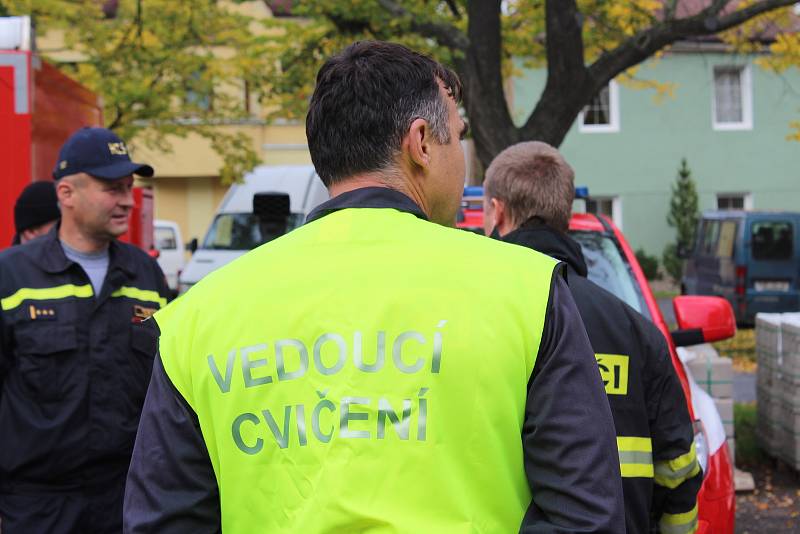 Policisté a hasiči hledali v rámci taktického cvičení dvě osoby.