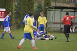 Utkání 7. kola okresního fotbalového přeboru: Zbraslavice - Sázava B 2:3.