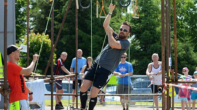 Trenér a závodník Spartan Race Adam Chochola z Malešova.