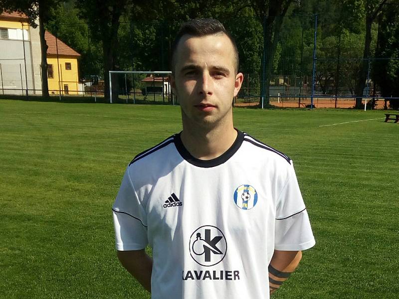 Útočník FK Kavalier Sázava Antonín Keltner.