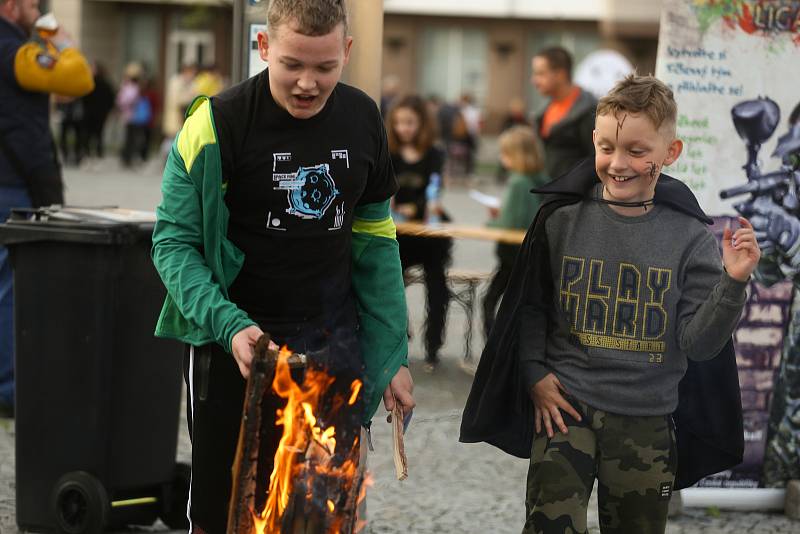 Z čarodějnic v Čáslavi v sobotu 30. dubna 2022.