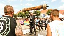 Strongman závody v Golčově Jeníkově v neděli 24. července 2021.
