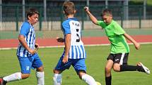 Fotbalový přípravný zápas mladších žáků U13: FK Čáslav - FK Admira Praha 13:2 (4:1, 3:1, 6:0).