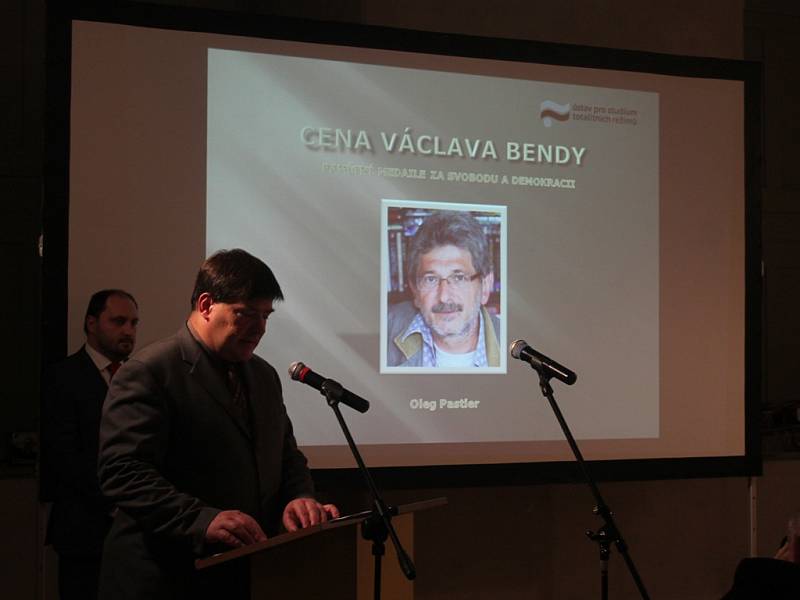 Předávání Cen Václava Bendy v GASK 9. listopadu 2015
