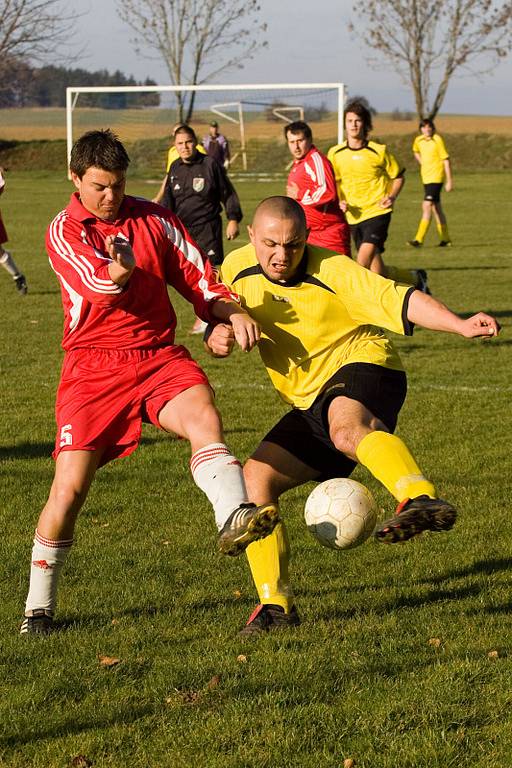 Fotbal III. třída: Miskovice - Vrdy B, sobota 15. listopadu 2008