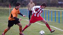 Fotbal okresní přebor: Nové Dvory - Kutná Hora B 1:1, neděle 16. listopadu 2008