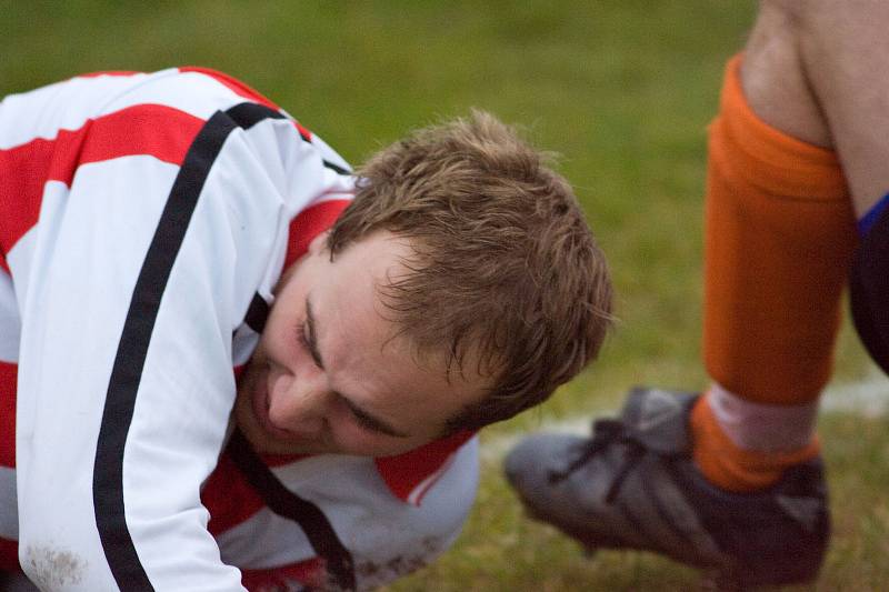 Fotbal okresní přebor: Nové Dvory - Kutná Hora B 1:1, neděle 16. listopadu 2008