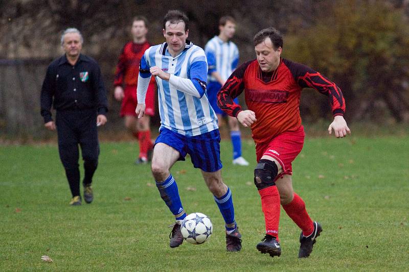 Fotbal IV. třída B: Sedlec B – Malín B, neděle 16. listopadu 2008