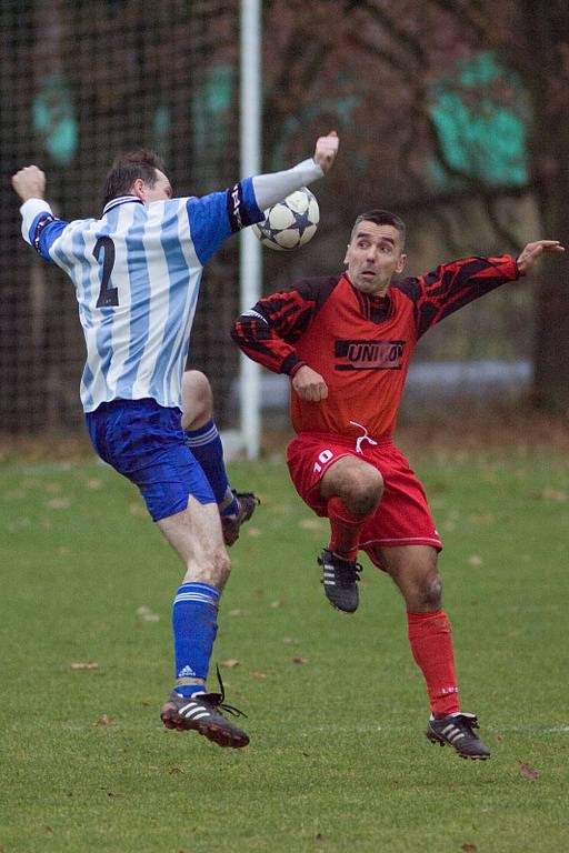 Fotbal IV. třída B: Sedlec B – Malín B, neděle 16. listopadu 2008