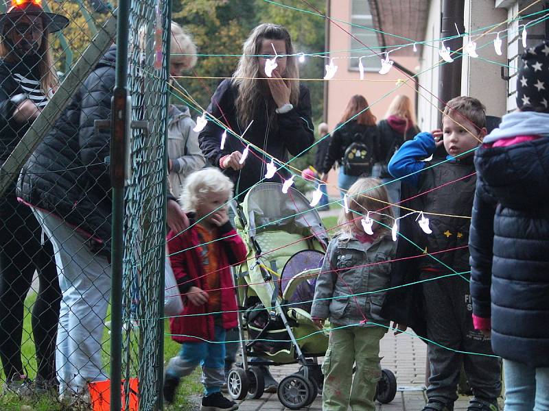 Halloweenská oslava v režii FK Čáslav.