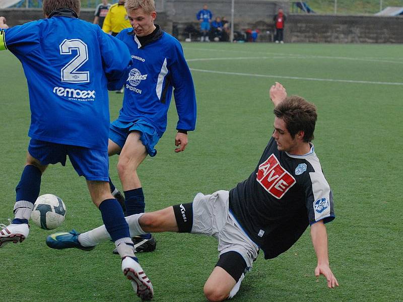 Fotbal divize dorostu: st. dorost Čáslav - Pardubice B 0:1, sobota 24. října 2009