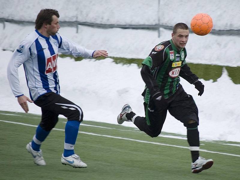 Z utkání FK Příbram - Zenit Čáslav.