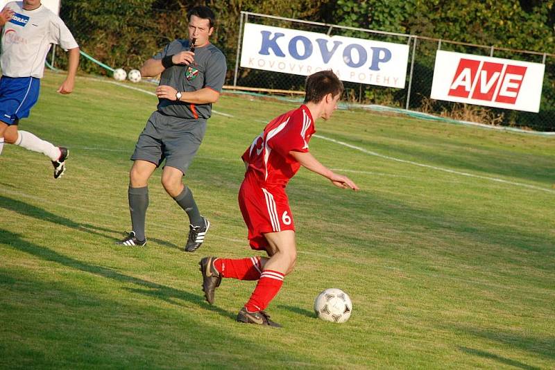 Z utkání I.B třídy – skupiny D Star Tupadly – Kondrac (2:1)