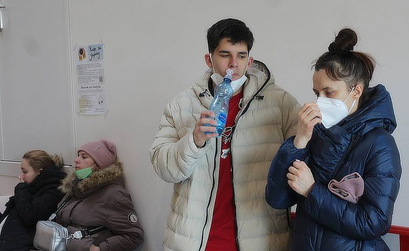 Kutnohorské asistenční centrum pro uprchlíky v pondělí 7. března 2022.