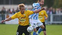 Z utkání II. ligy Čáslav - Bohemians 1905 1:1, sobota 27. září 2008