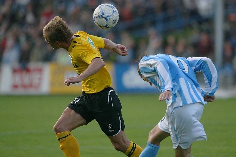 Z utkání II. ligy Čáslav - Bohemians 1905 1:1, sobota 27. září 2008