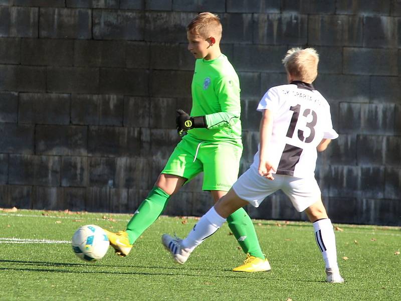 Česká fotbalová liga mladších žáků U13: FK Čáslav - SK Sparta Kolín 2:8 (0:1, 1:2, 1:5).