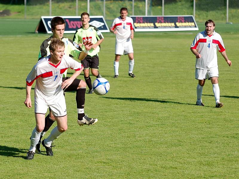 24. kolo krajského přeboru: Čáslav B - Kutná Hora 2:2, 8. května 2011.