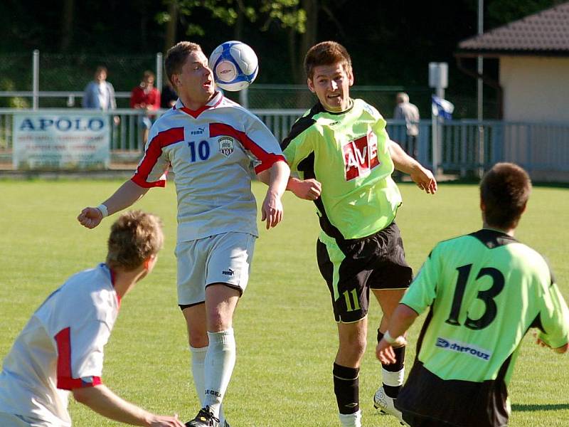 24. kolo krajského přeboru: Čáslav B - Kutná Hora 2:2, 8. května 2011.