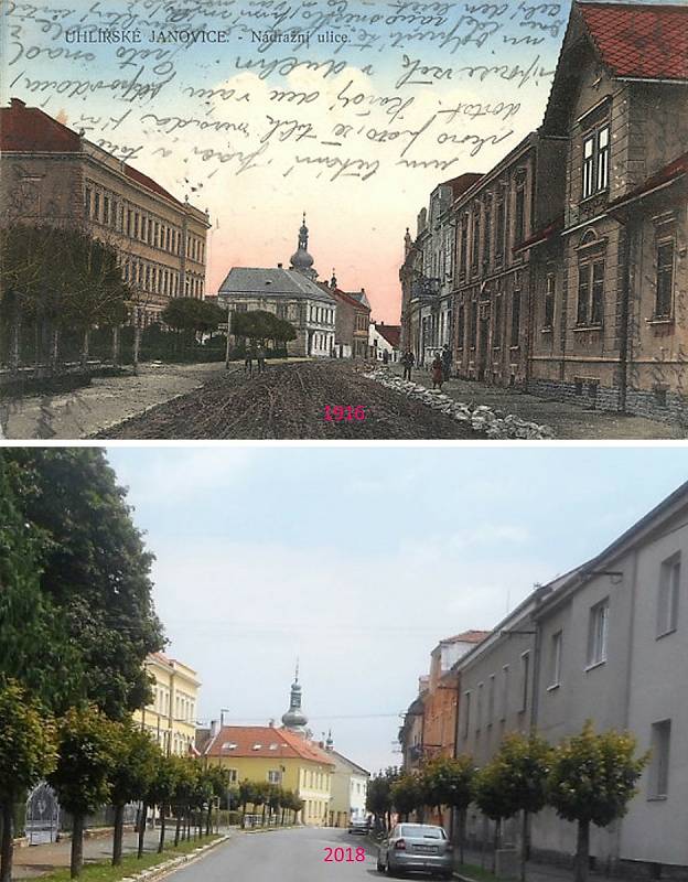 Uhlířské Janovice - Komenského ulice