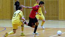 19. kolo Chance futsal ligy: Benago Zruč - Nejzbach Vysoké Mýto 7:6, 7. března 2012.