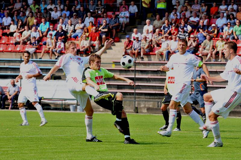 Z utkání Třinec - Čáslav 0:1