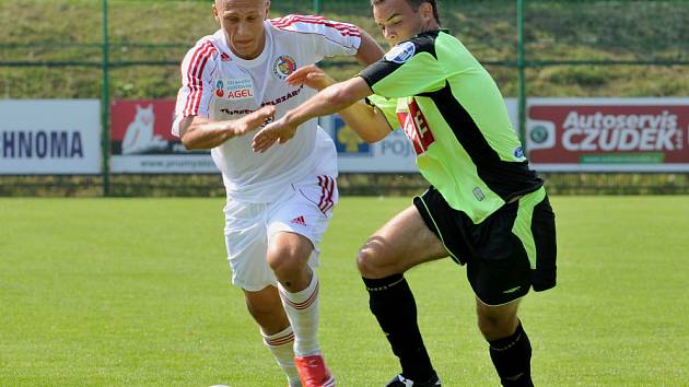 Z utkání Třinec - Čáslav 0:1