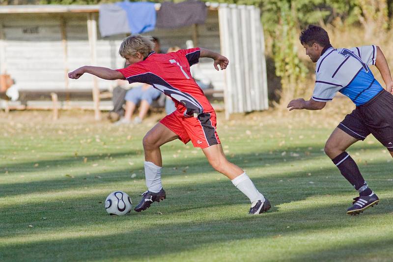 Z utkání OP Suchdol - Zbýšov 1:1, sobota 13. září 2008