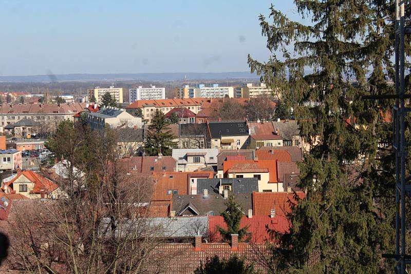 Výhled na Kutnou Horu ze Strakoschovy vily.