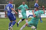 Páté kolo fotbalového okresního přeboru: SK Zbraslavice - TJ Sokol Červené Janovice 5:2 (2:0).