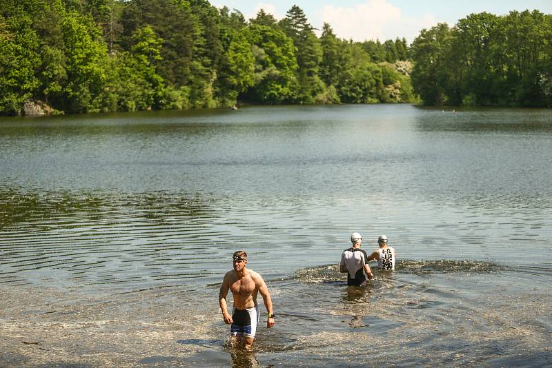 Z 12. ročníku terénního triatlonu 'Welas Triatlák' u Velkého rybníka.