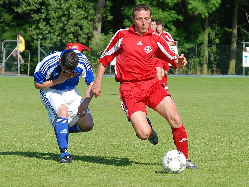 26. kolo I. B třídy: Tupadly - Velim B, 6. června 2010.