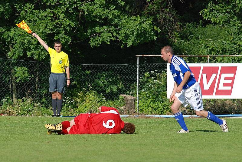 26. kolo I. B třídy: Tupadly - Velim B, 6. června 2010.