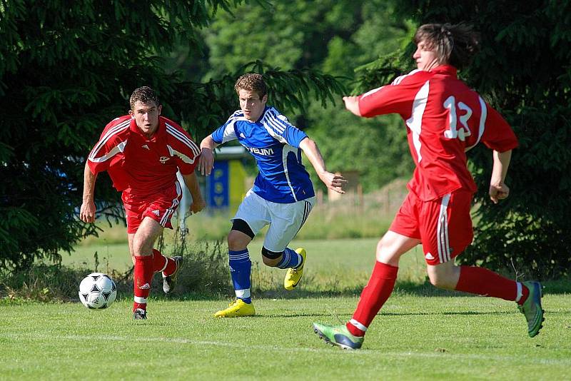 26. kolo I. B třídy: Tupadly - Velim B, 6. června 2010.