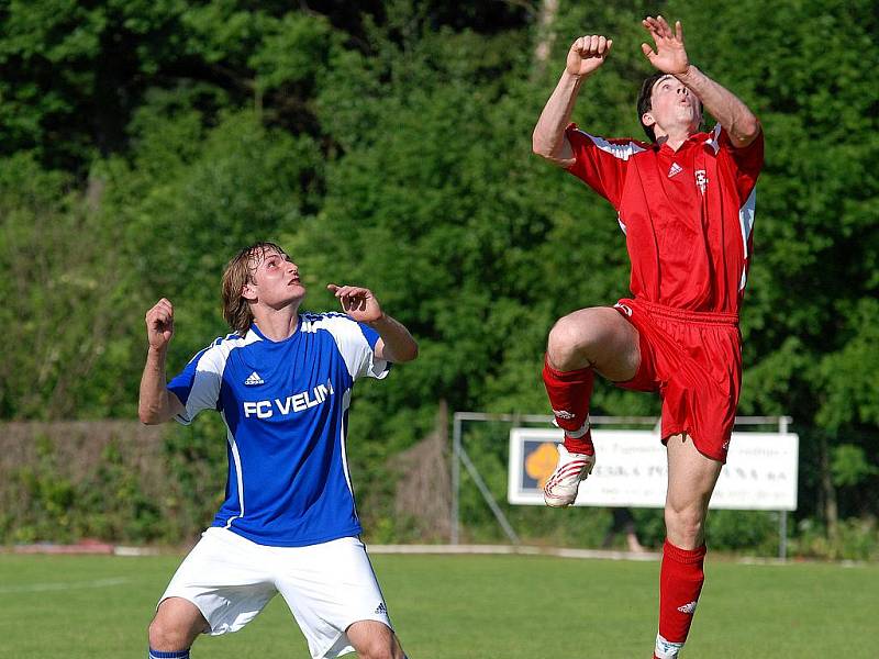 26. kolo I. B třídy: Tupadly - Velim B, 6. června 2010.