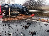 Tragická dopravní nehoda na silnici I/38 mezi Hlízovem a Malínem.