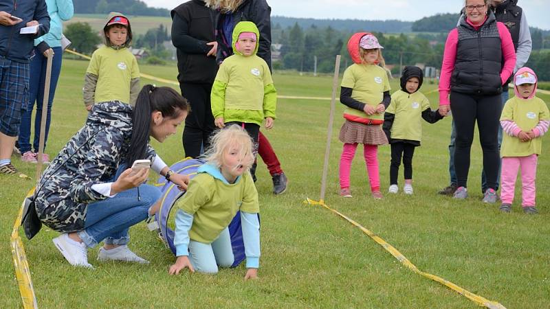 Sportovní klání mateřinek ve Zbraslavicích