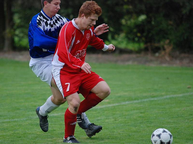 Fotbal I. B třída: Tupadly - Chocerady 0:1, neděle 25. října 2009