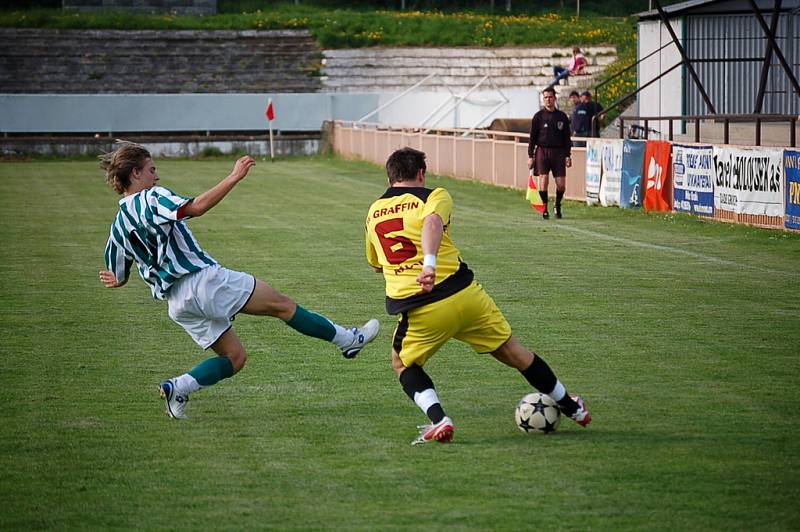 Z utkání Kutná Hora - Vlašim B 1:0.