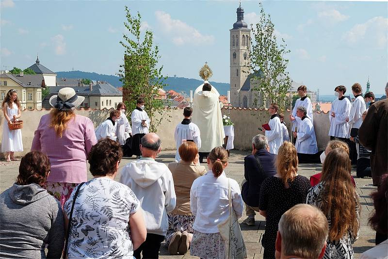 Slavnost Těla a krve Páně, katedrála sv. Barbory a kaple Božího Těla, Kutná Hora, 6. června 2021.