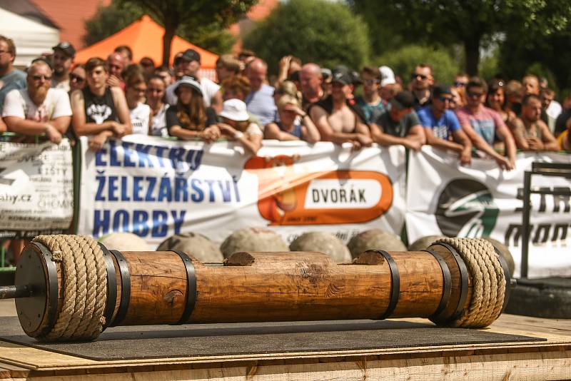 Strongman závody v Golčově Jeníkově v neděli 24. července 2021.