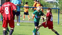 Z finálového turnaje Okresního fotbalového svazu Kutná Hora starších přípravek v Suchdole.