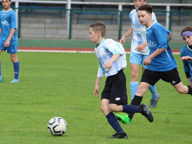 Z modelového utkání čáslavských týmů U14 a U13.