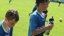 Fotbalový přátelský zápas, starší žáci, kategorie U14: FK Čáslav - MFK Chrudim 1:6 (1:2).